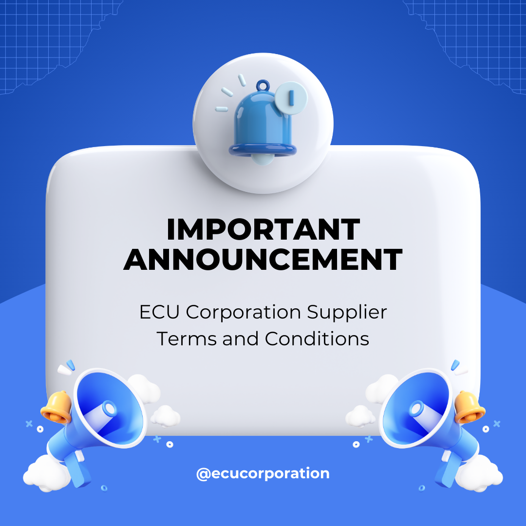 ECU Supplier Terms and Conditions
